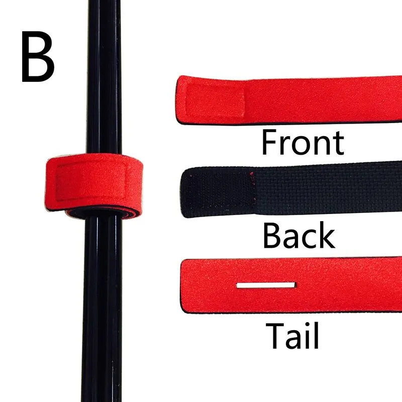 1 Pcs  Fishing Tools Rod Tie Strap Belt Tackle Elastic Wrap Band Pole Holder Accessories Diving Materials Non-slip Firm