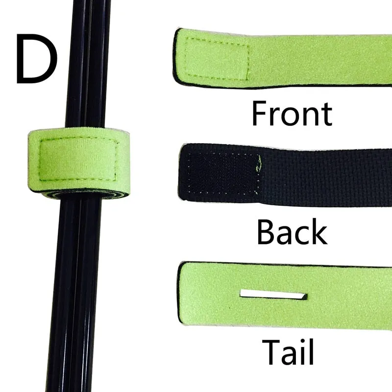 1 Pcs  Fishing Tools Rod Tie Strap Belt Tackle Elastic Wrap Band Pole Holder Accessories Diving Materials Non-slip Firm