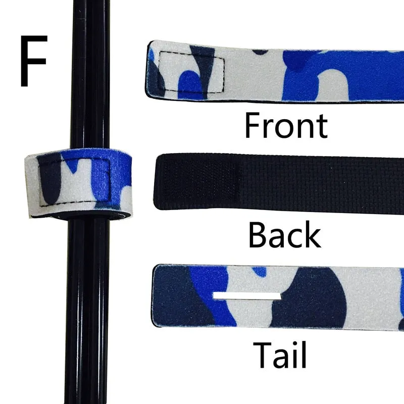 1 Pcs  Fishing Tools Rod Tie Strap Belt Tackle Elastic Wrap Band Pole Holder Accessories Diving Materials Non-slip Firm