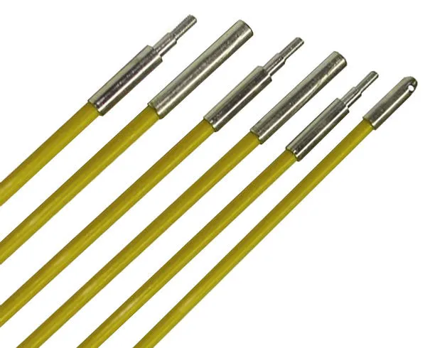 1/4in Fiberfish Wire Fishing Rod Kit - 6ft Rods (24ft Total)