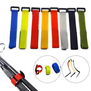 1pcs  Reusable Fishing Rod Tie Holder Strap Fastener Ties Fishing Supply Tools Fishing Tools Accessories