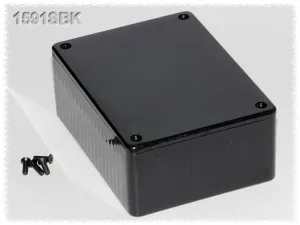 ABS General Purpose Black Chassis Box, 4.3" x 3.2" x 1.6"