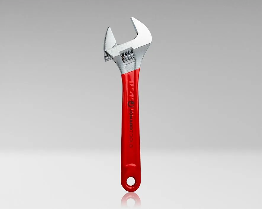 Adjustable Wrench 15" with Extra Wide Jaws