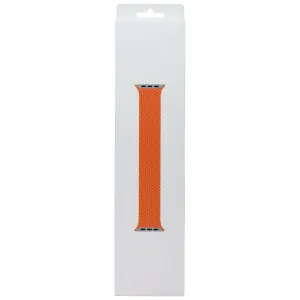 Apple (41mm) Braided Solo Loop Band - Bright Orange / Size 4 (MQXR3ZM/A)