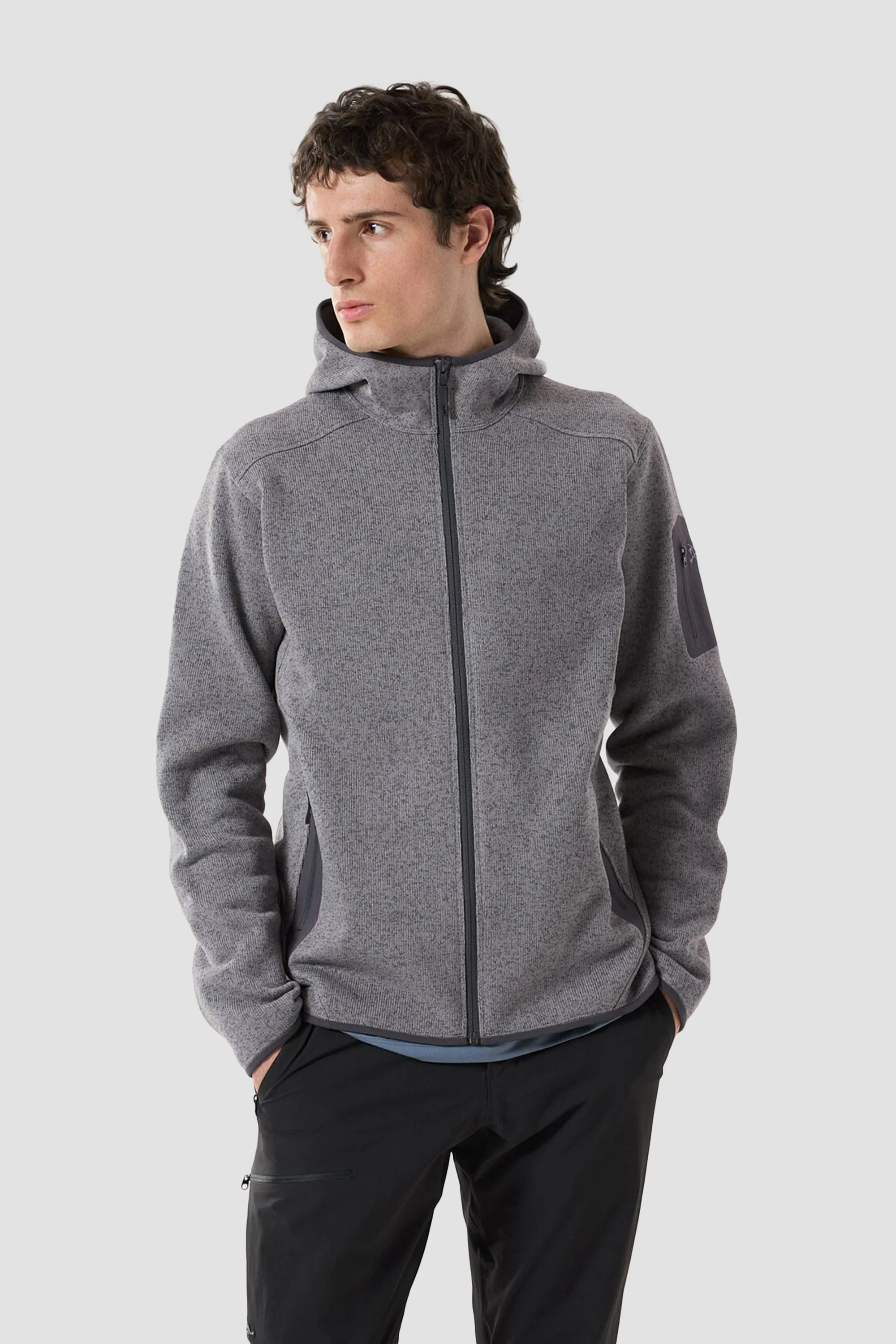 Arc'teryx Men's Covert Hoody in Void Heather / Graphite