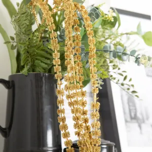 Artificial Glitter Gold Hanging Vine - 127 x 40cm