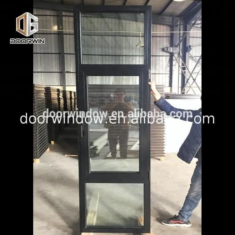 Best selling products Double glazing Aluminum casement Window glass outswing window and door Glass Casement Doorby Doorwin on Alibaba