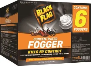 Black Flag Concentrated Indoor Fogger 6 Per Pack