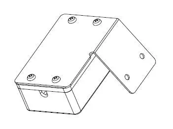 BOYO VTBSD2-001 : Bracket and Housing Accessories of VTBSD2 for commercial vehicles (1set of two))