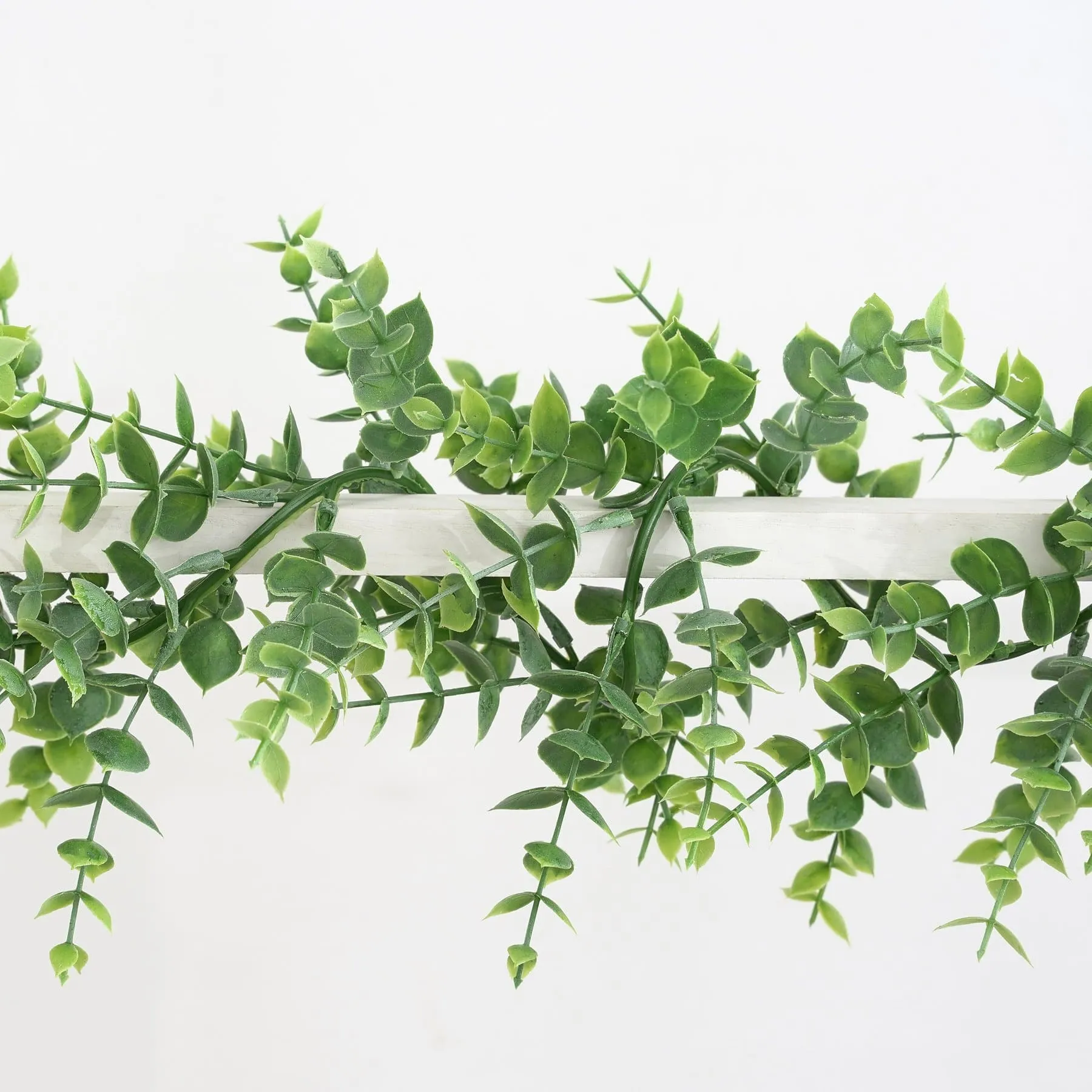 Bulk 66" Eucalyptus Rattan Boxwood Hanging Plants Garland Greenery UV Protected Wholesale