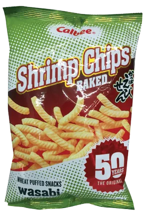 calbee shrimp chip ( wasabi) 12 x 3.3 oz