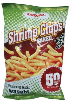 calbee shrimp chip ( wasabi) 12 x 3.3 oz