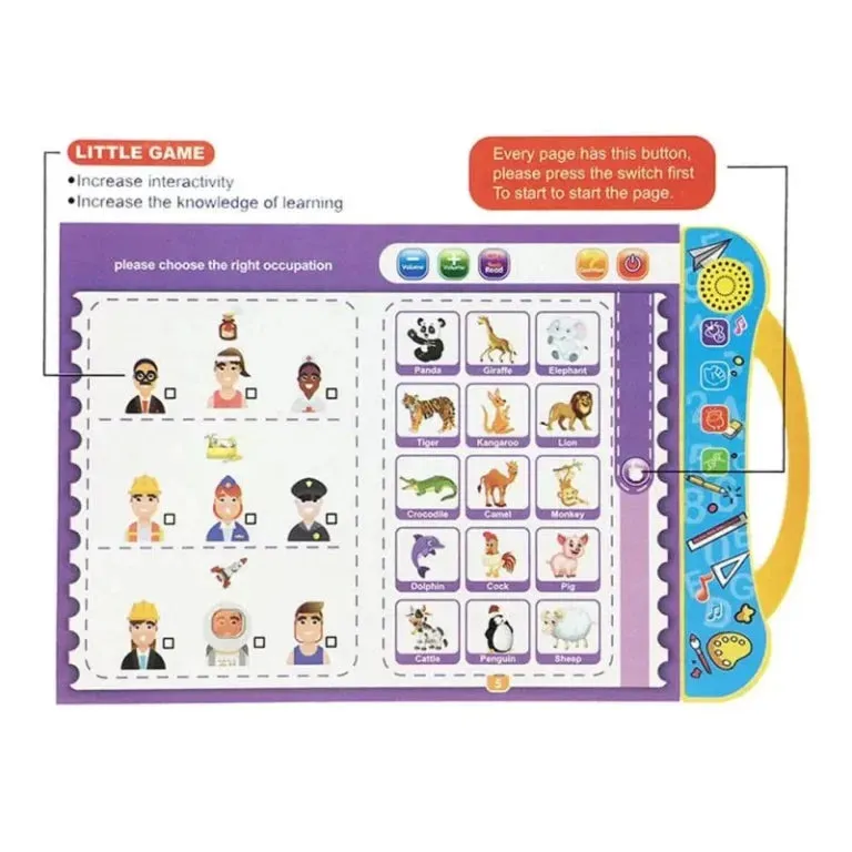 Children’s Early Education Finger Point Reading Smart E-book