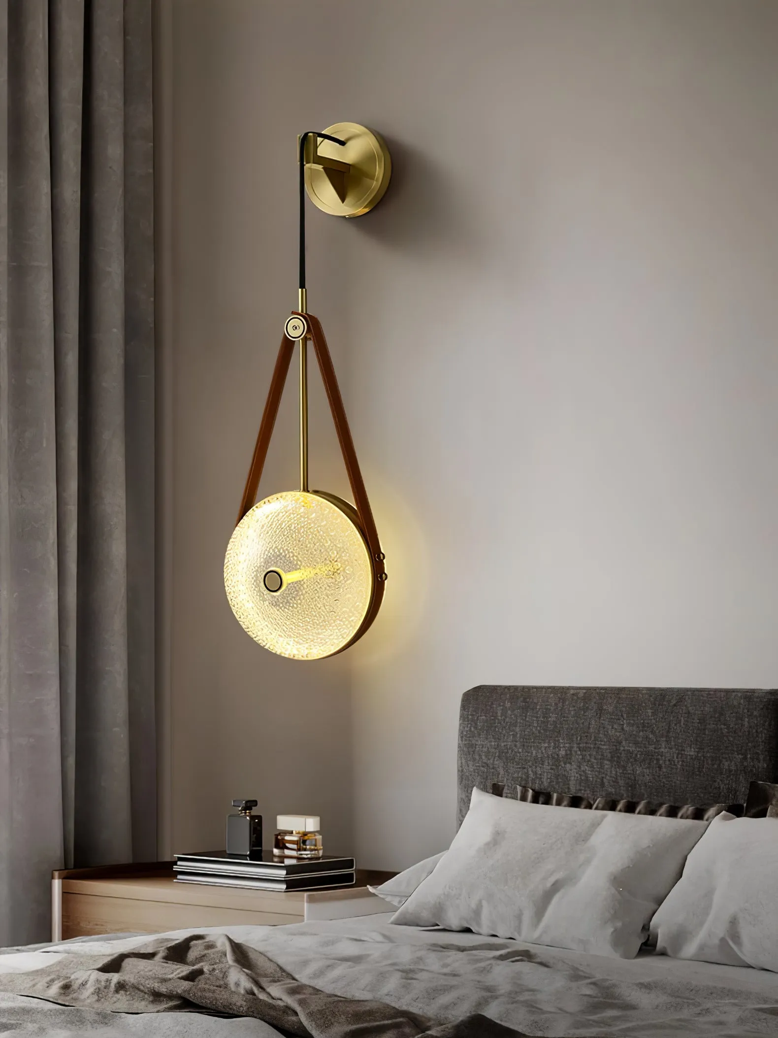 Clock Wall Lamp