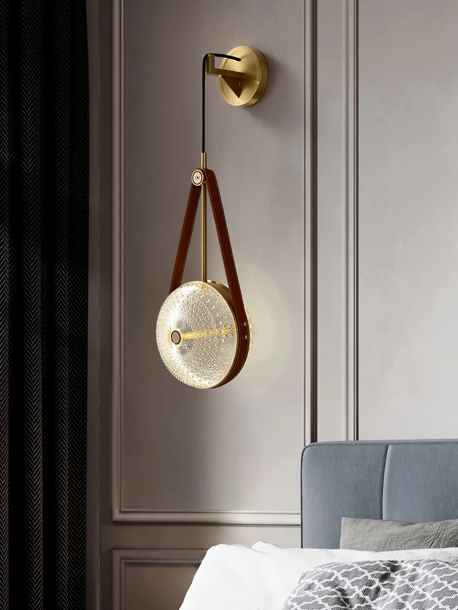 Clock Wall Lamp