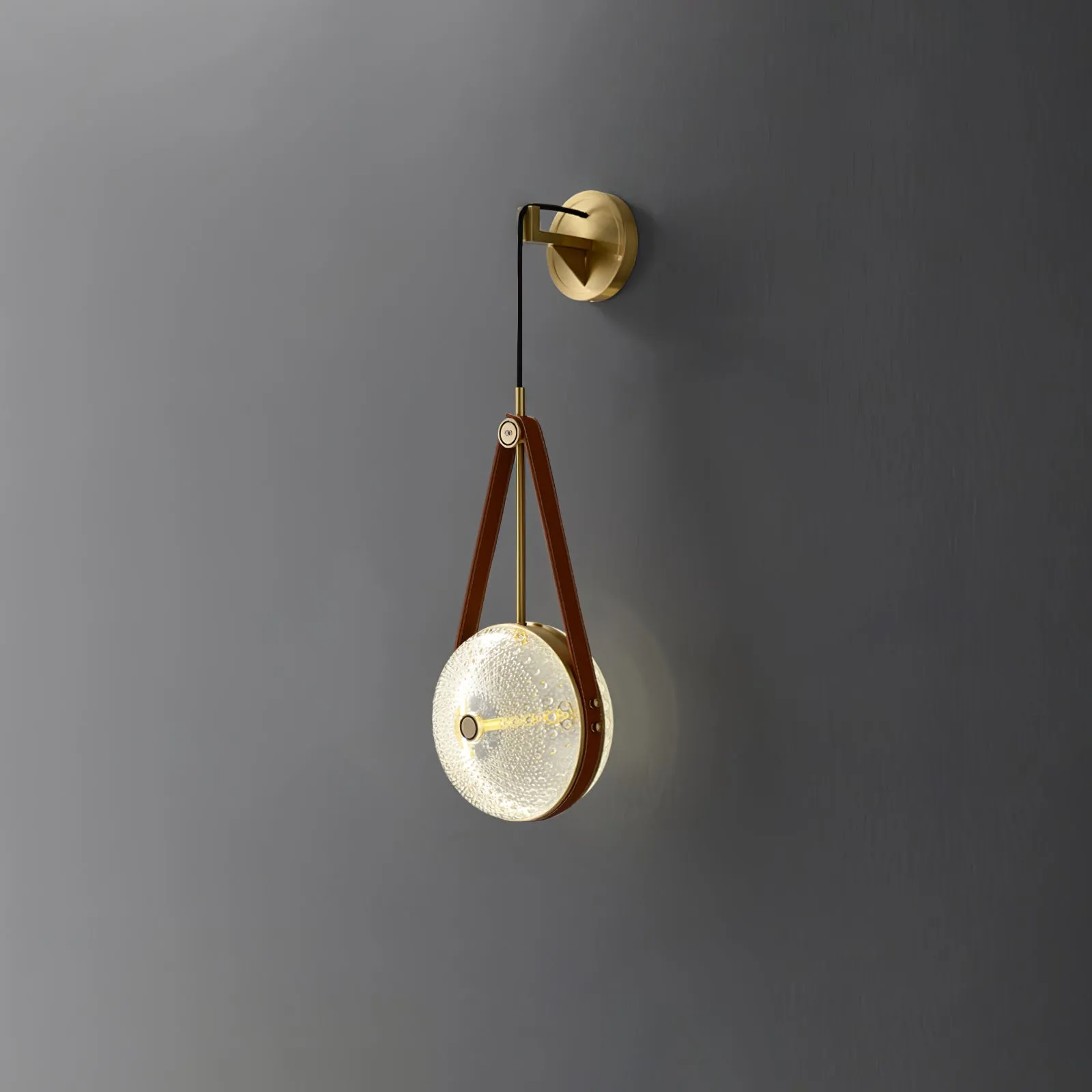 Clock Wall Lamp