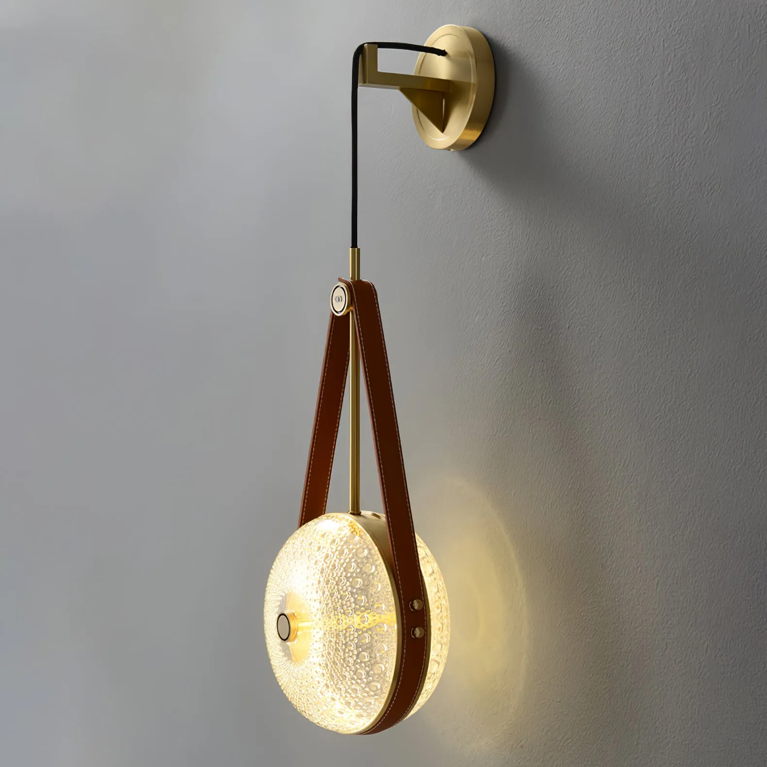 Clock Wall Lamp