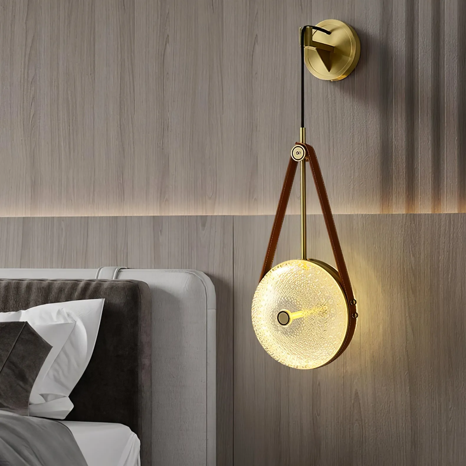 Clock Wall Lamp