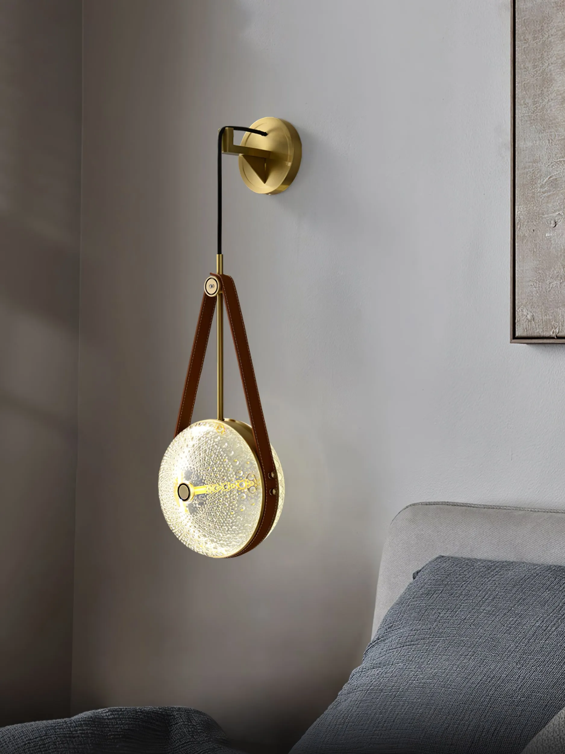 Clock Wall Lamp