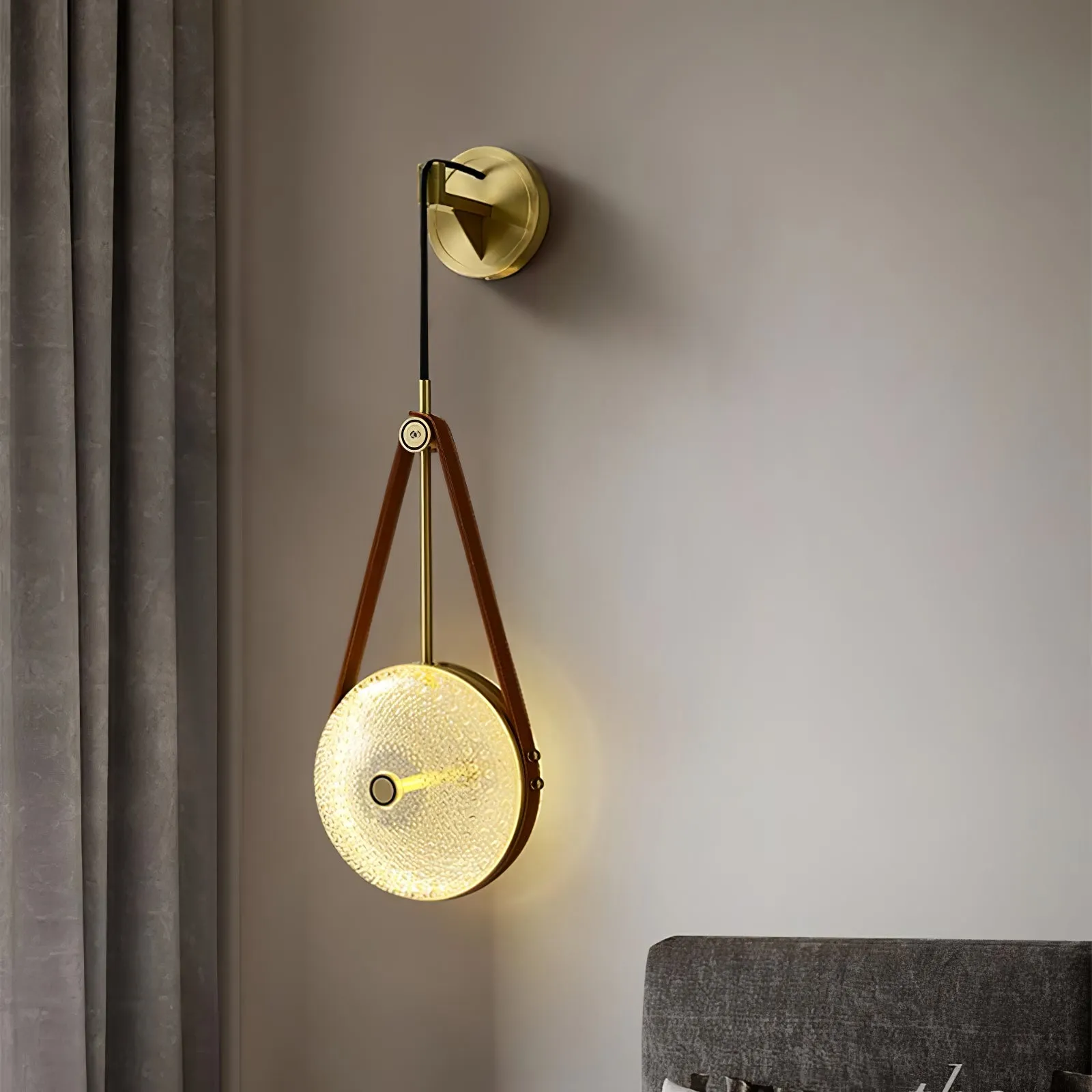 Clock Wall Lamp