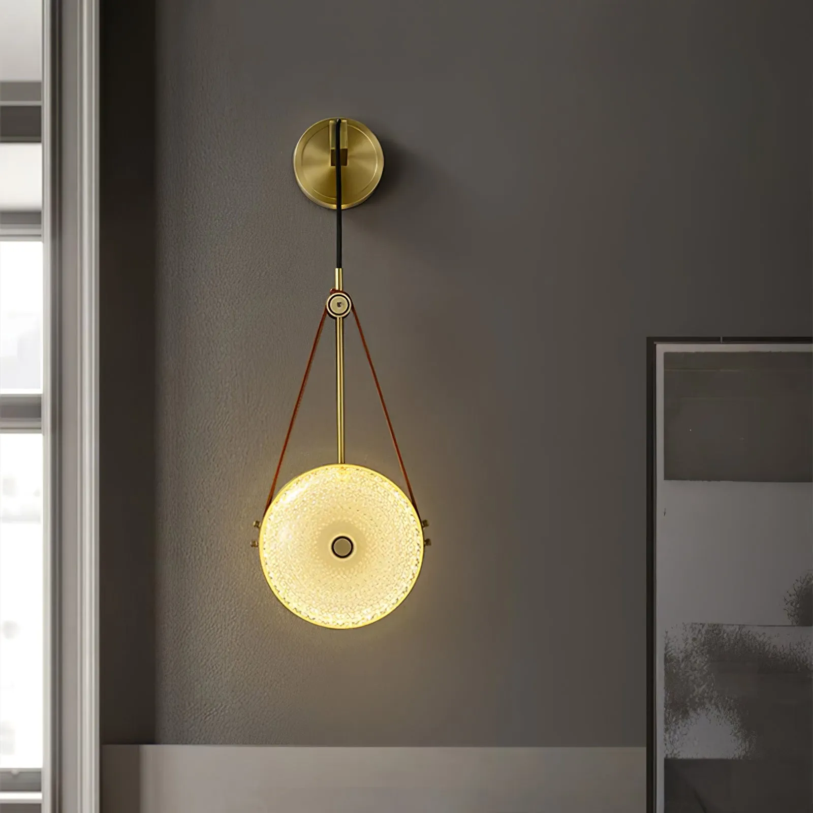 Clock Wall Lamp