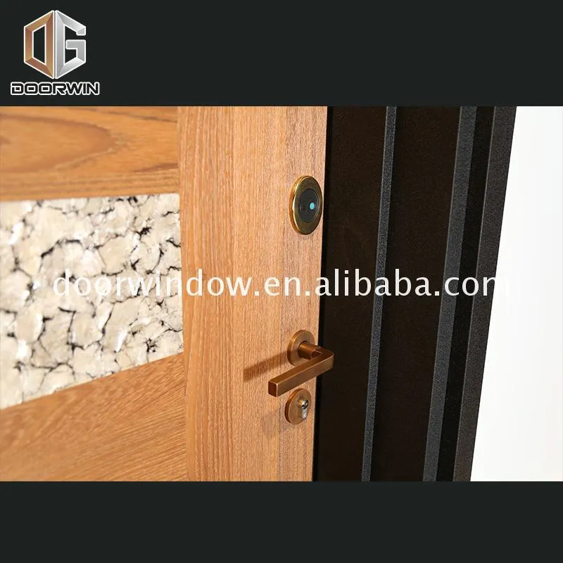 Doorwin 2021Cheap wood door and window manufacturers panel wholesale french doors