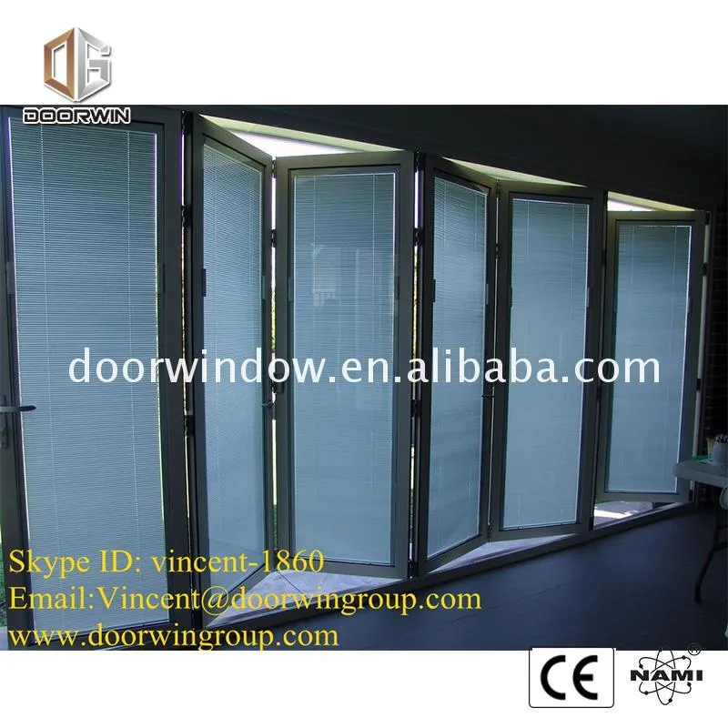 DOORWIN 2021Factory direct folding window and door bi-folding windows doors exterior aluminium glassDOORWIN 2021