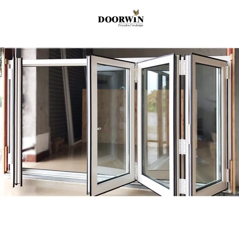 Doorwin 2021high quality bifolding window Factory wholesale bifold window aluminium door window manufacturer