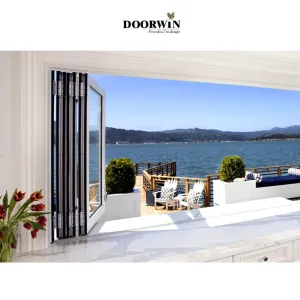 Doorwin 2021high quality bifolding window Factory wholesale bifold window aluminium door window manufacturer