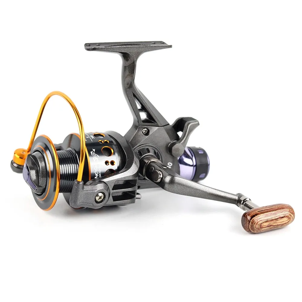 Double Brake Design Fishing Reel Super Strong Carp Fishing Feeder Spinning Reel Spinning wheel type fishing wheel MG