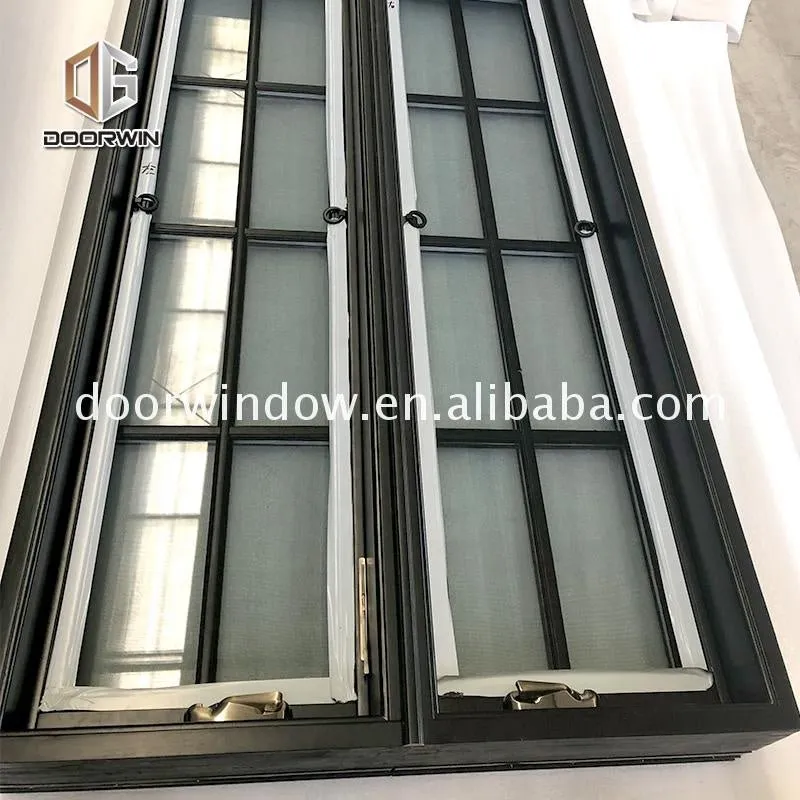 Double glazed timber window aluminium wood composite door and windows frame