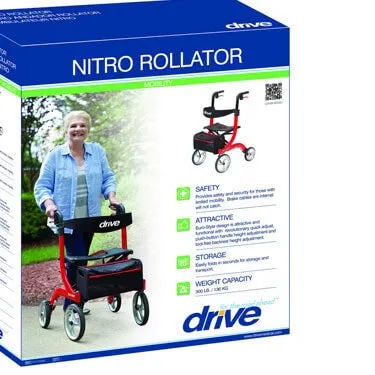 Drive Nitro Aluminum Rollator Walker