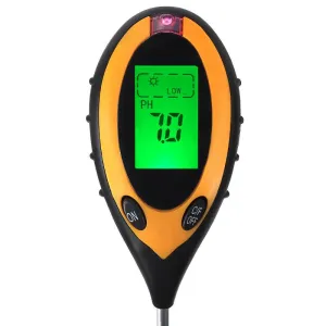 Eagletech Digital Soil Tester 4 in 1 Moisture PH Light Temperature Meter for Plantito Plantita Plant Lovers Indoor Outdoor Gardening