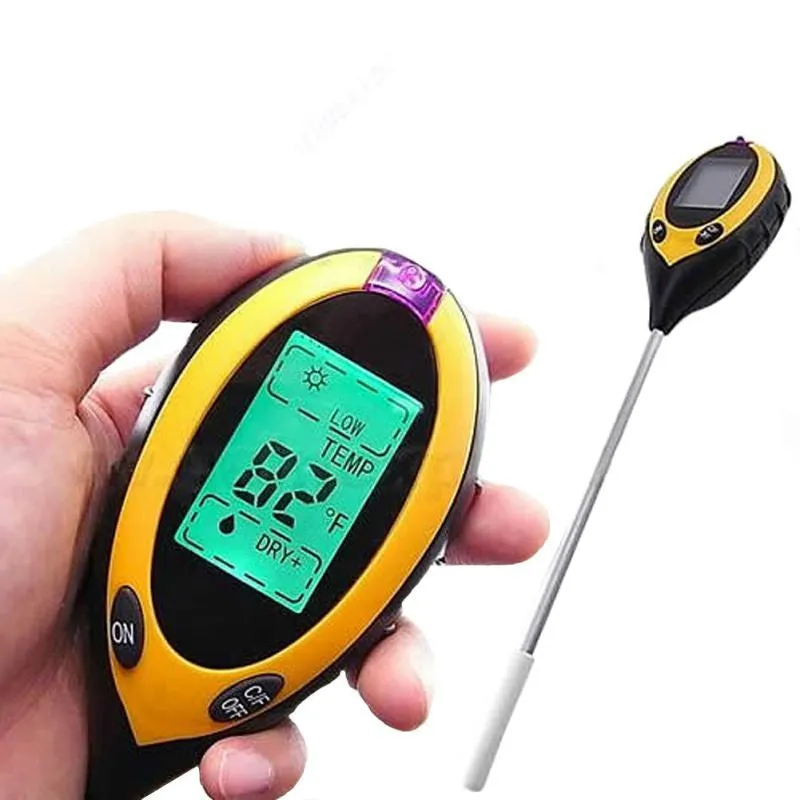 Eagletech Digital Soil Tester 4 in 1 Moisture PH Light Temperature Meter for Plantito Plantita Plant Lovers Indoor Outdoor Gardening