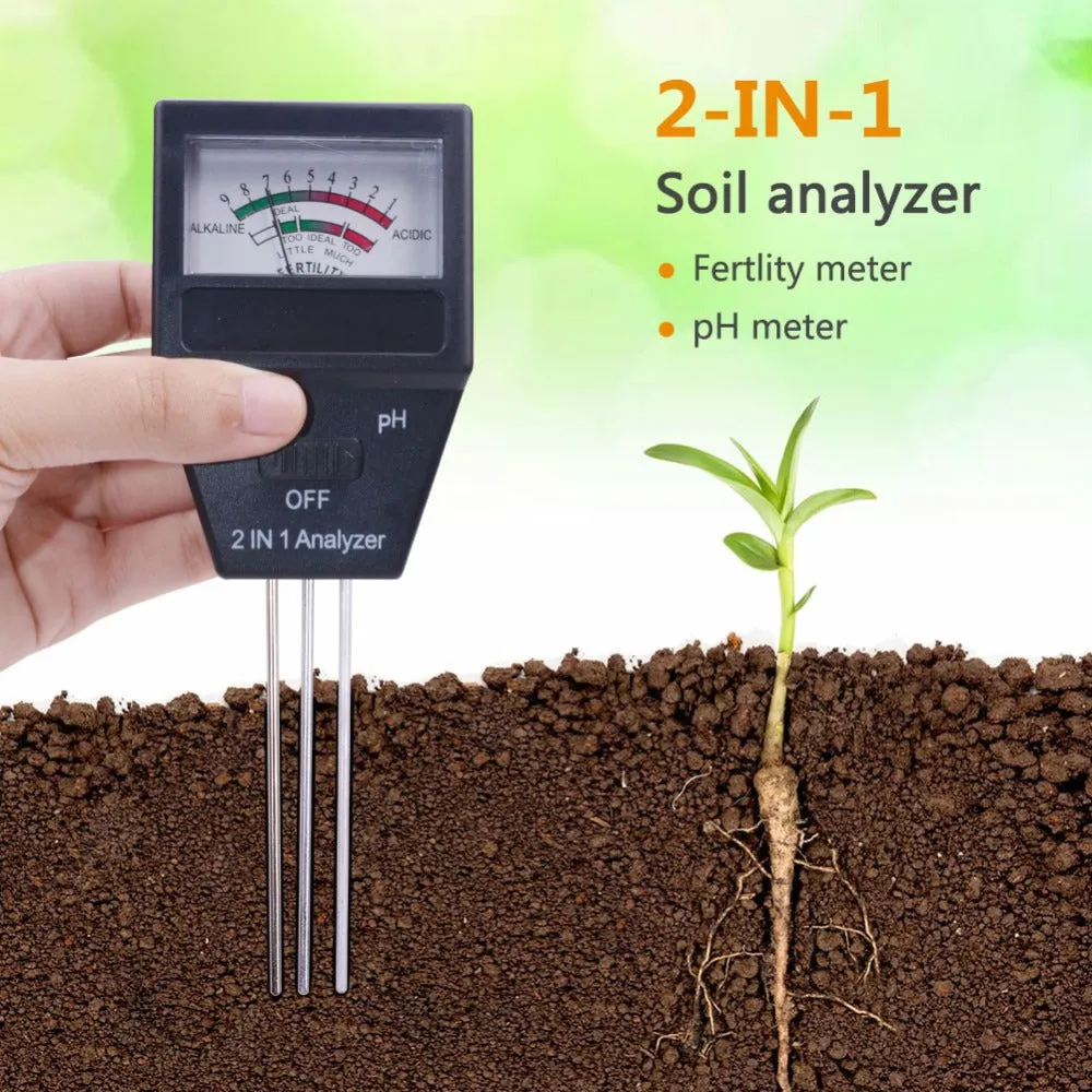 Eagletech Soil PH 2 in 1 Fertility and PH with 9 cm Probe