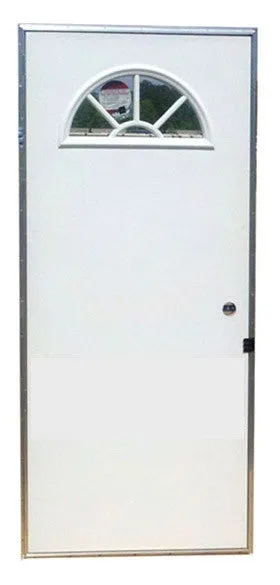 Elixir Series 200 Exterior Outswing Door with Sunburst Fan Window L/H or R/H