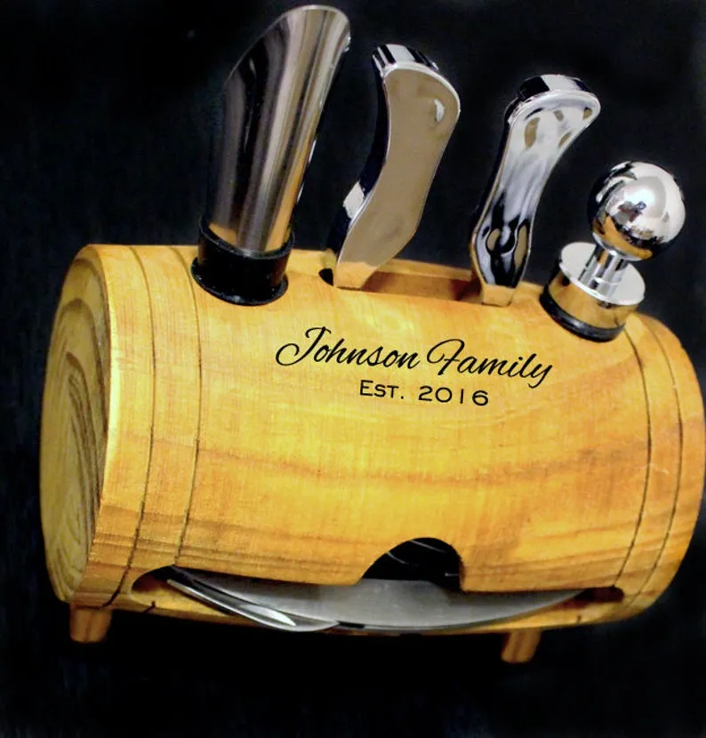 Engraved Wine Opener Tool Set