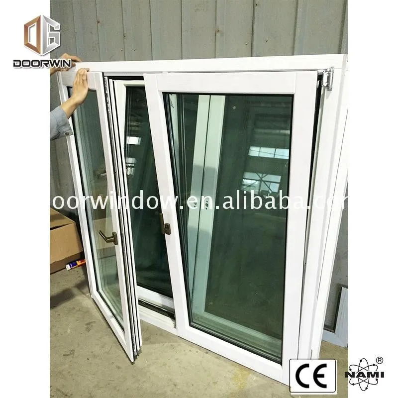 Fancy window curtain exterior door with opening by Doorwin on Alibaba