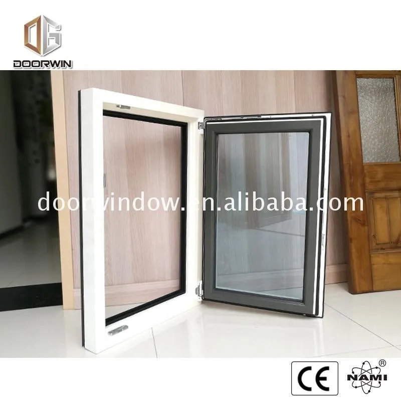 Fancy window curtain exterior door with opening by Doorwin on Alibaba