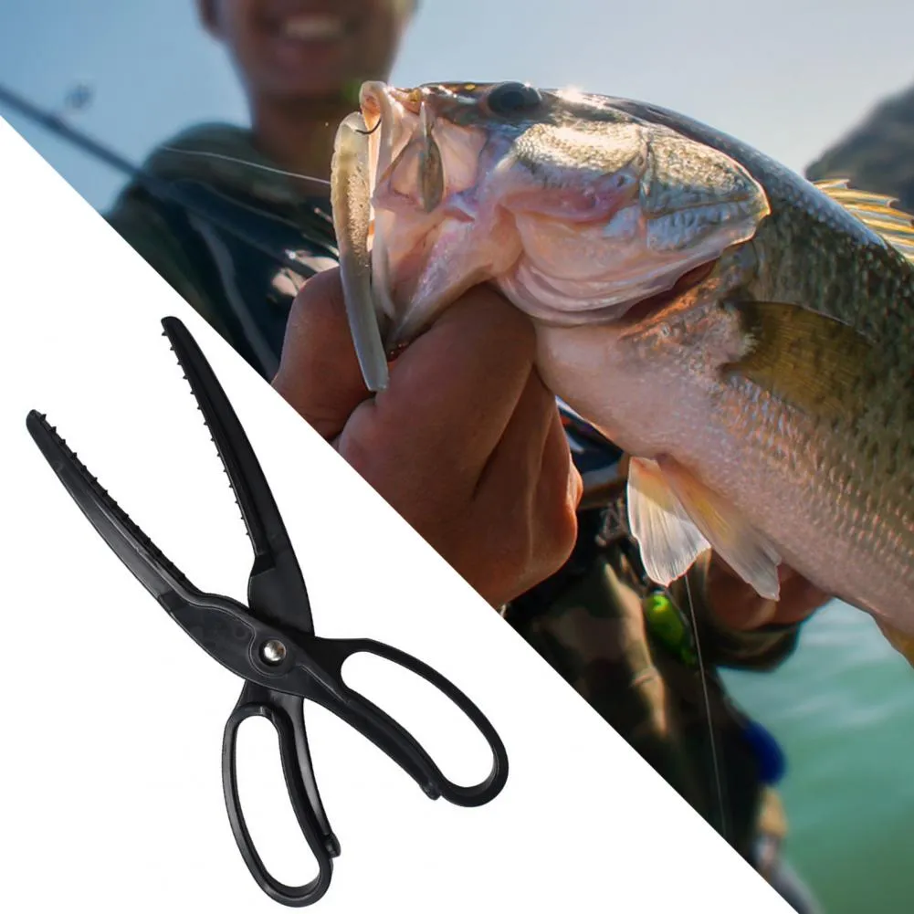 Fishing Plier Waterproof Multifunctional Plastic Split Hook Remover Line Cutter Fishing Tools Cutting Fish Use Tongs Scissors