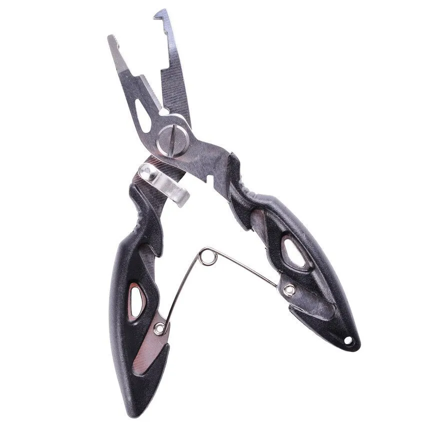 Fishing Quick Knot Tools Stainless Steel Pliers Nipper Line Cutter Clipper Hook Eye Cleaner Hook Sharpener Fly Tying Tool Tackle