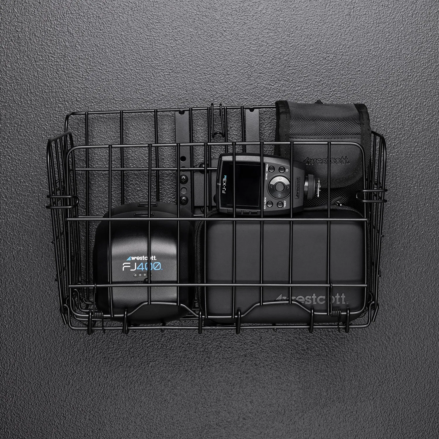 Float Wall Mount Storage Basket Kit by Lindsay Adler　