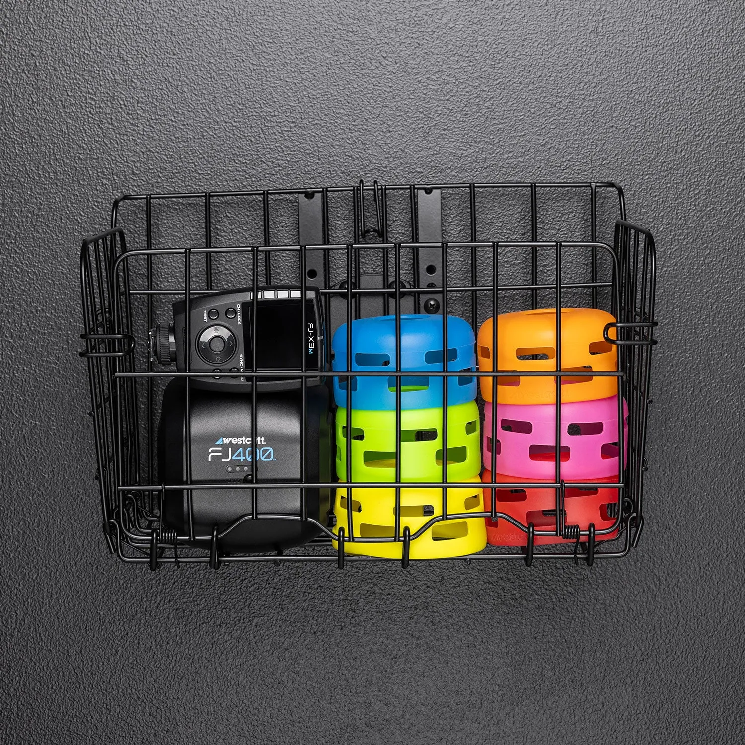 Float Wall Mount Storage Basket Kit by Lindsay Adler　