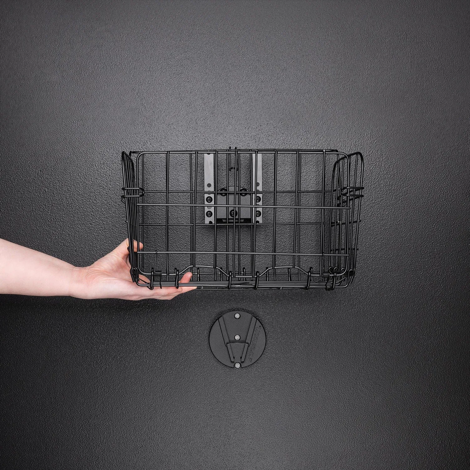 Float Wall Mount Storage Basket Kit by Lindsay Adler　