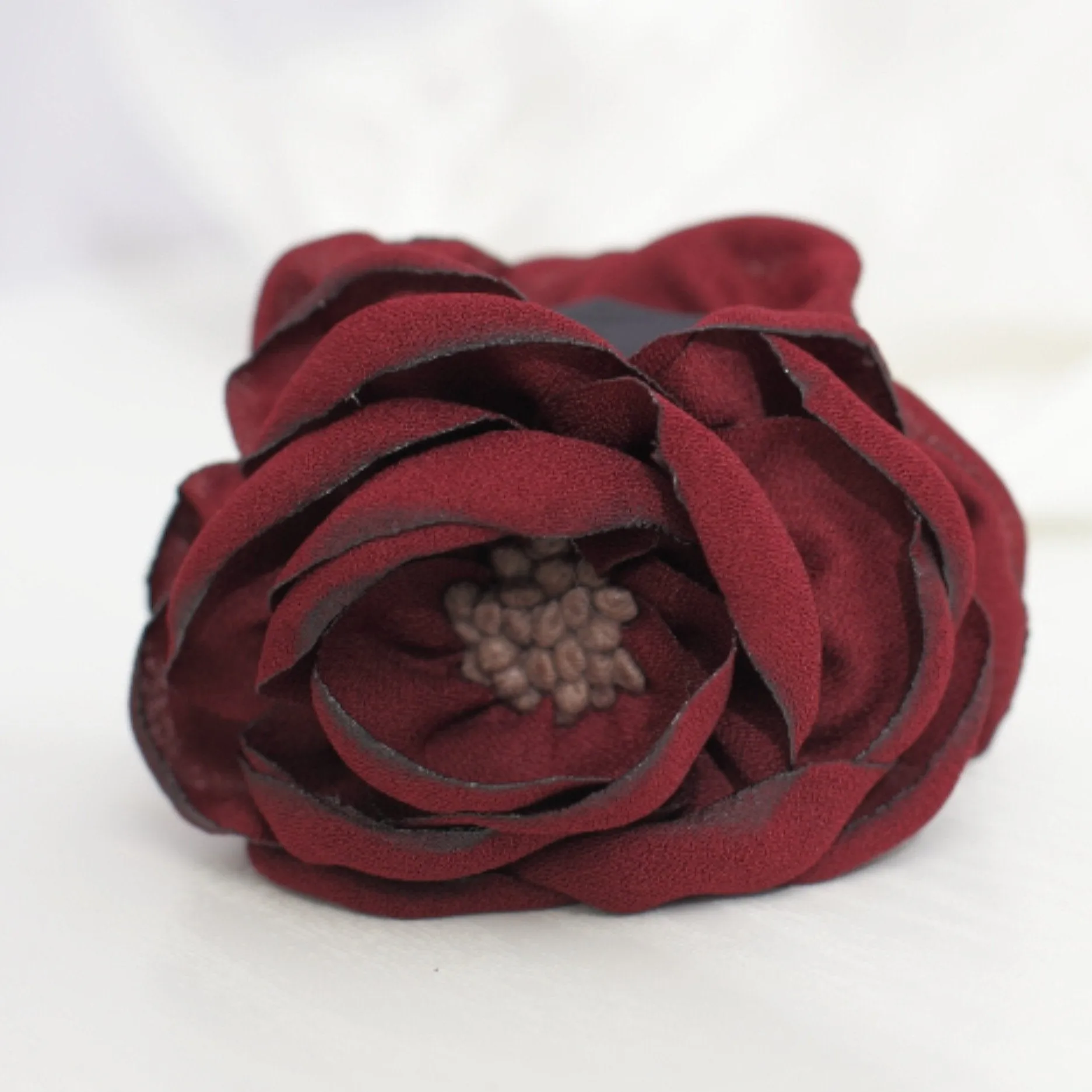 Handmade Peony Root motivated Stamen Pistil Flower Hair Jaw Claw Clip