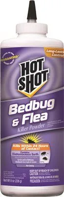 Hot Shot Bedbug And Flea Killer Powder' 8 Oz.