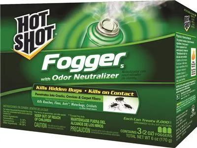 Hot Shot Insect Fogger With Odor Neutralizer' Three 2 Oz. Cans Per Pack