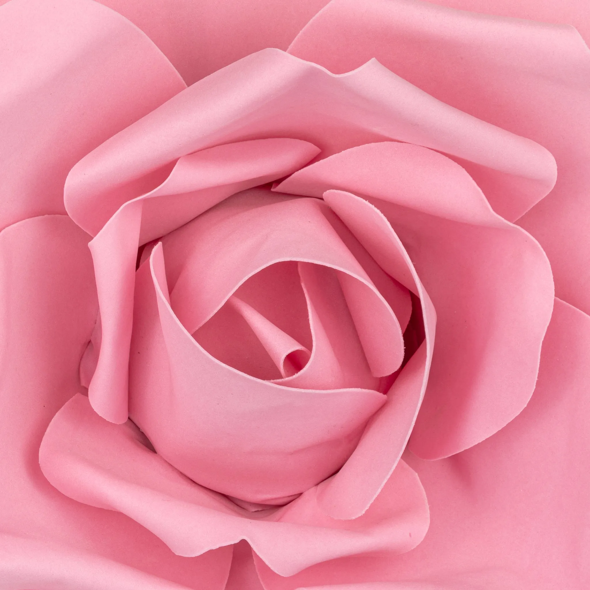 Large Foam Rose Wall  Decor 30 cm - Dusty Rose