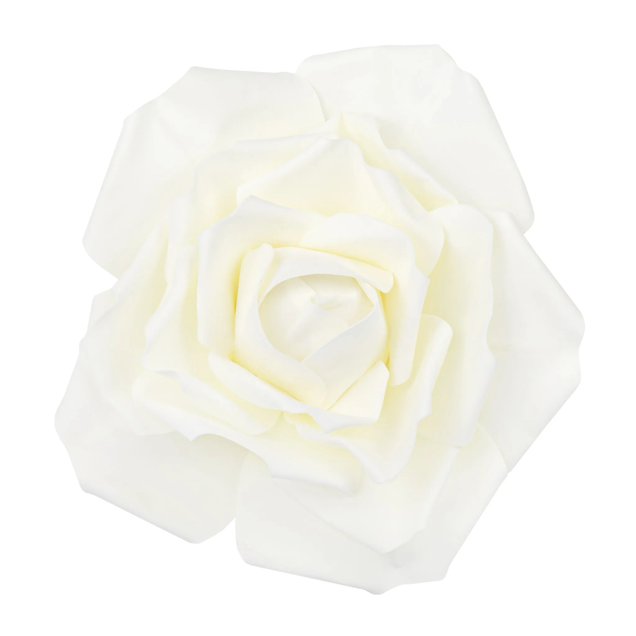 Large Foam Rose Wall  Decor 40 cm - Ivory