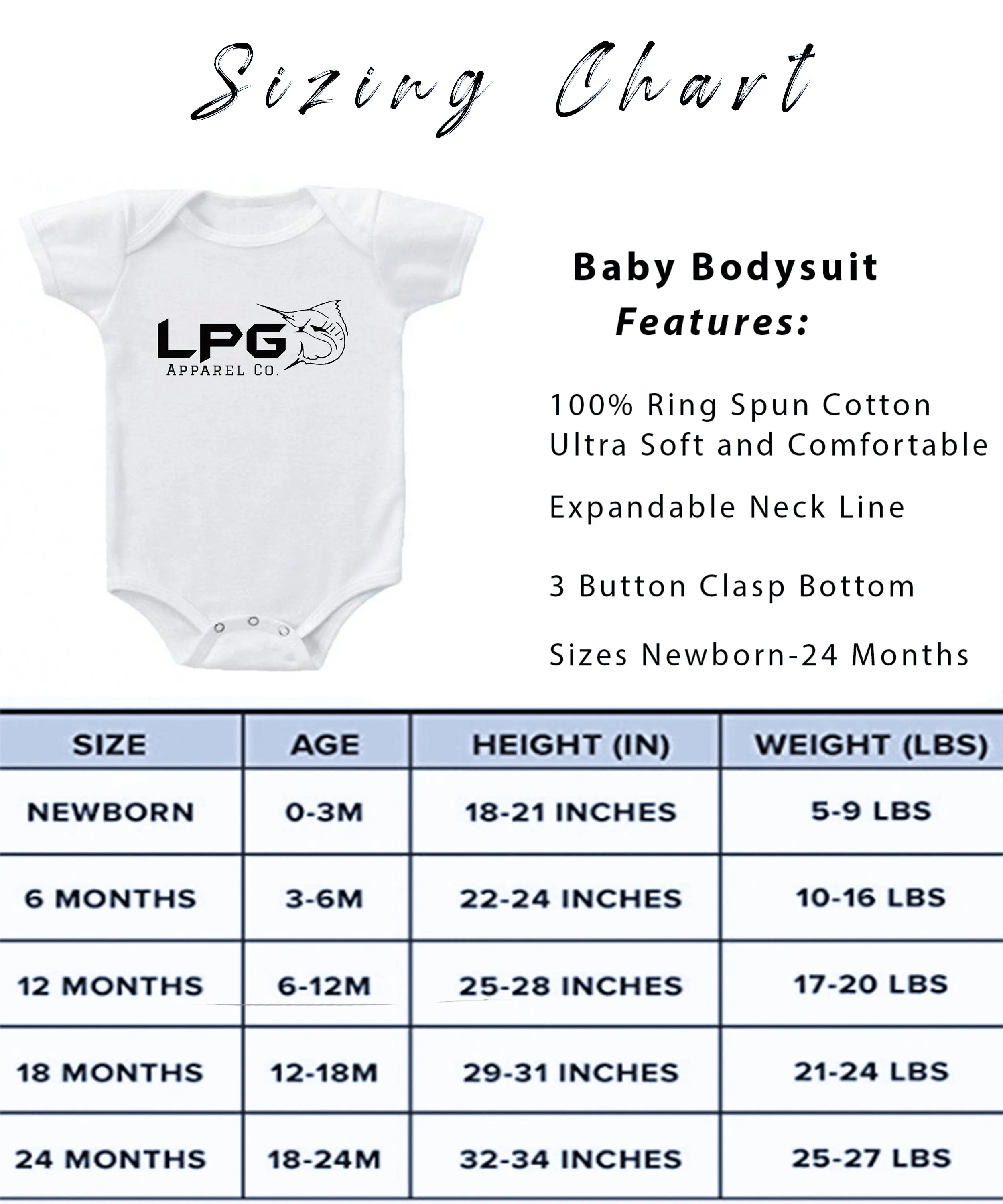 LPG Apparel Co. Mark Ray Tuna Baby One-piece Romper Bodysuit